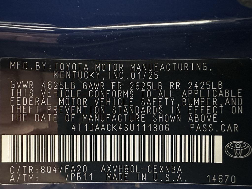 used 2025 Toyota Camry car, priced at $25,995