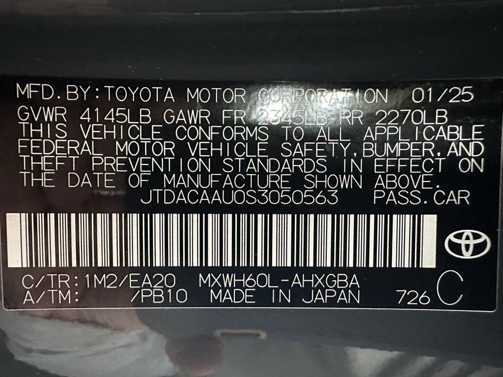 used 2025 Toyota Prius car, priced at $29,995
