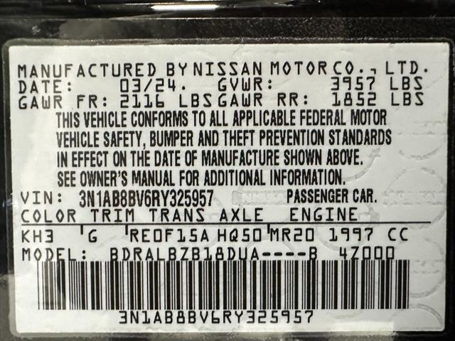 used 2024 Nissan Sentra car, priced at $16,495