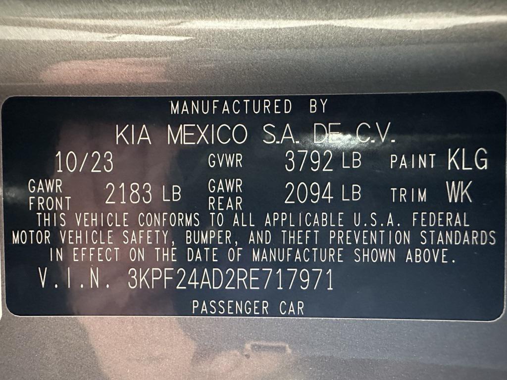 used 2024 Kia Forte car