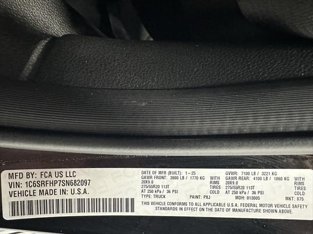 used 2025 Ram 1500 car, priced at $58,995