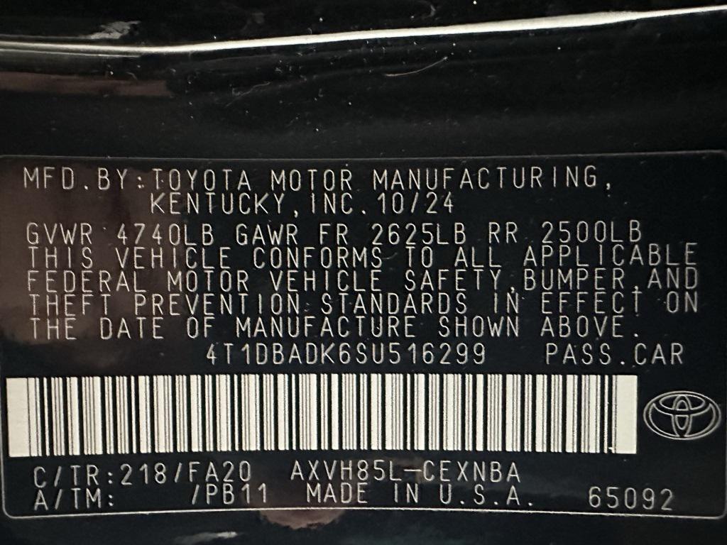 used 2025 Toyota Camry car, priced at $27,495