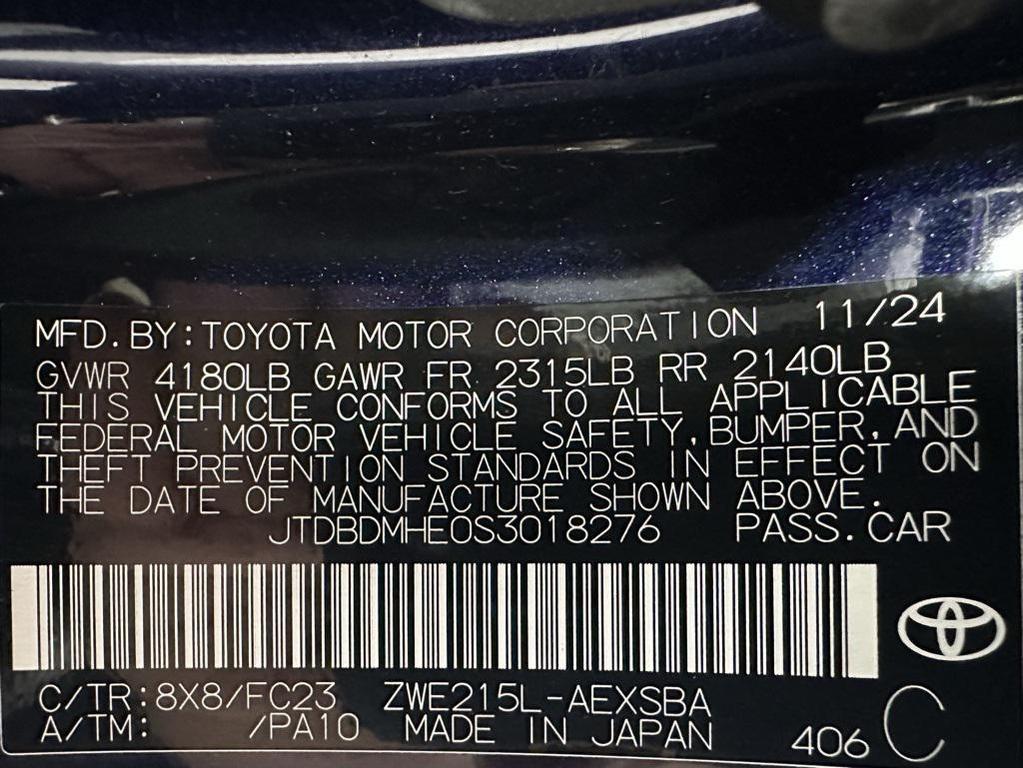 used 2025 Toyota Corolla Hybrid car, priced at $26,995