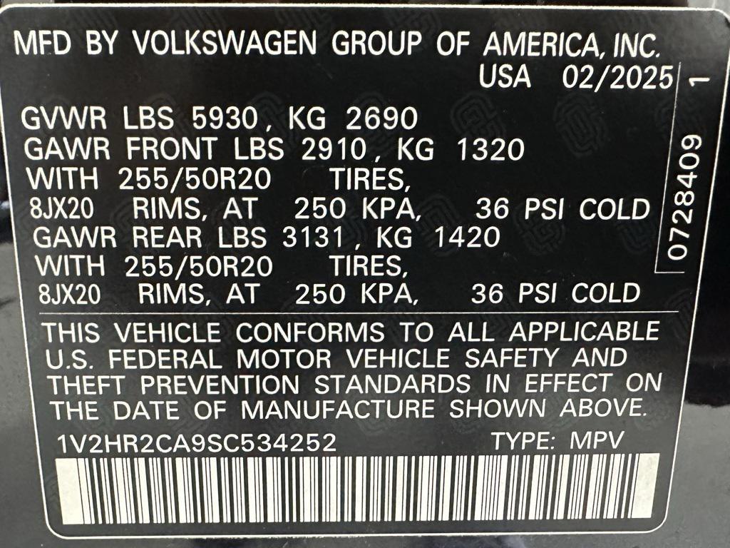 used 2025 Volkswagen Atlas car, priced at $38,495