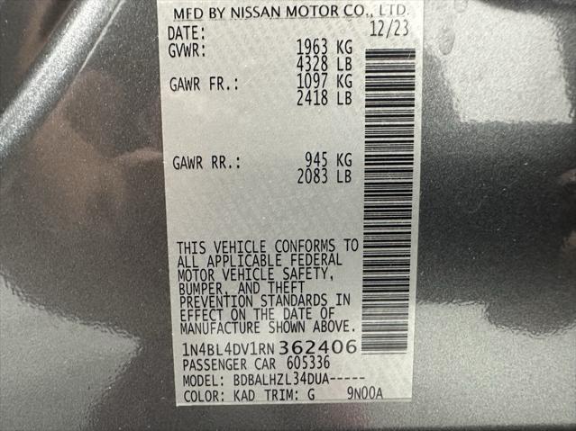 used 2024 Nissan Altima car, priced at $19,995