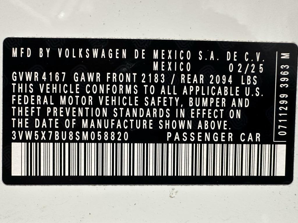 used 2025 Volkswagen Jetta car, priced at $18,495