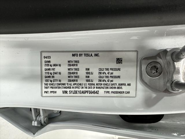 used 2023 Tesla Model 3 car, priced at $24,995