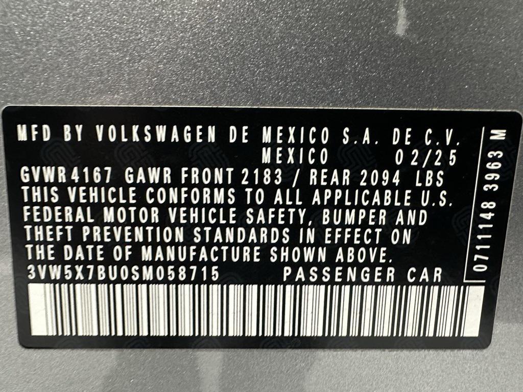used 2025 Volkswagen Jetta car