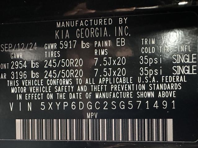 used 2025 Kia Telluride car, priced at $38,495