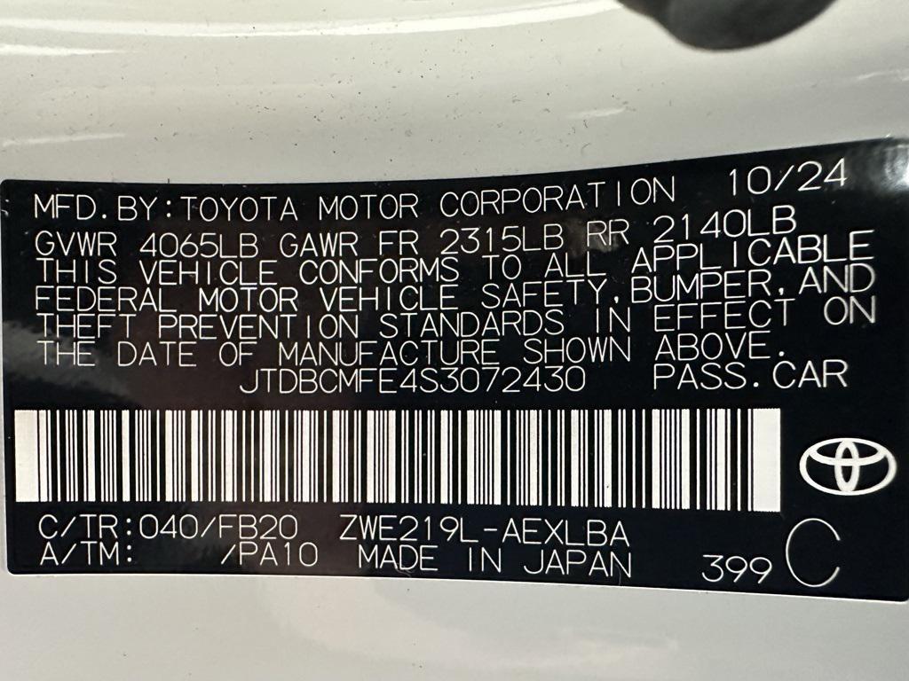 used 2025 Toyota Corolla Hybrid car, priced at $23,495