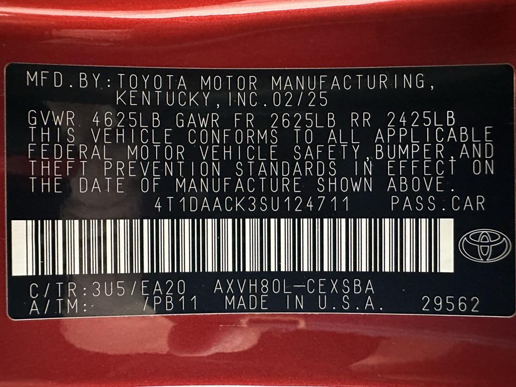 used 2025 Toyota Camry car, priced at $28,495