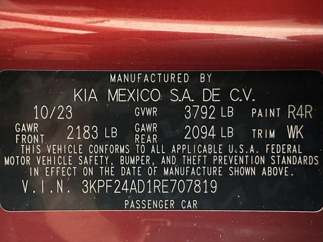 used 2024 Kia Forte car, priced at $17,295