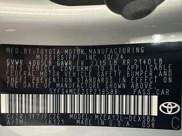 used 2025 Toyota Corolla car, priced at $23,495