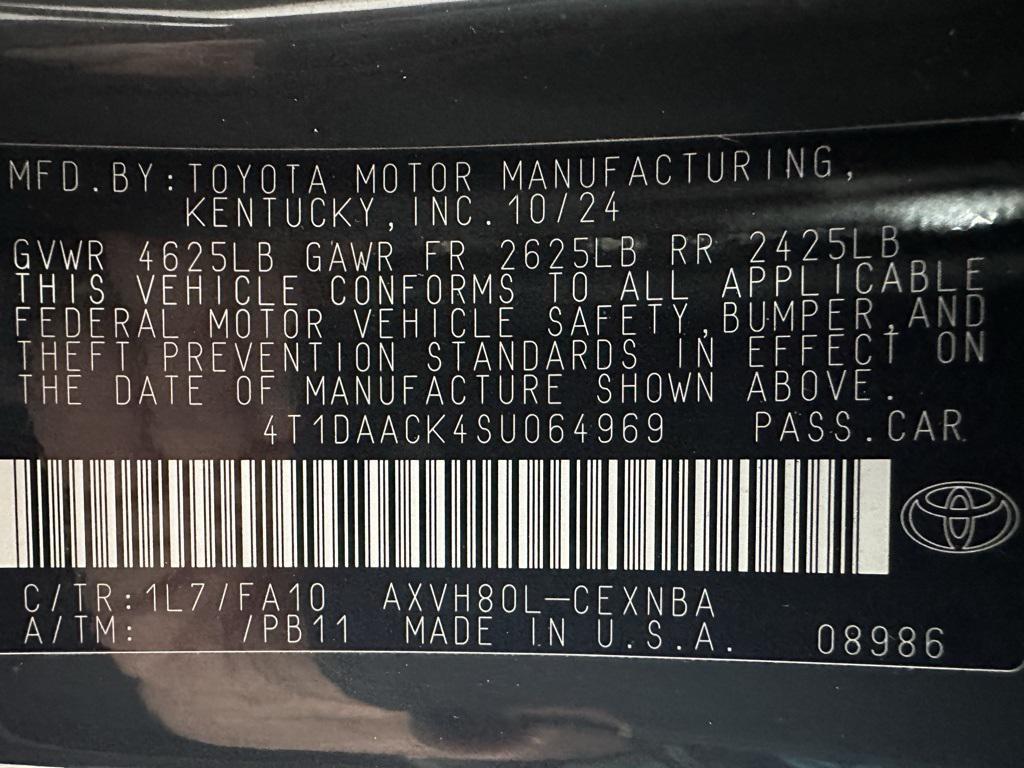 used 2025 Toyota Camry car, priced at $26,495