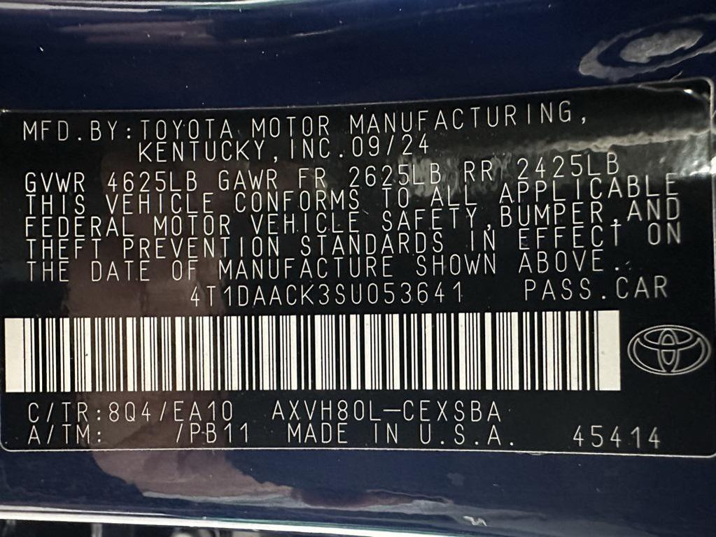 used 2025 Toyota Camry car