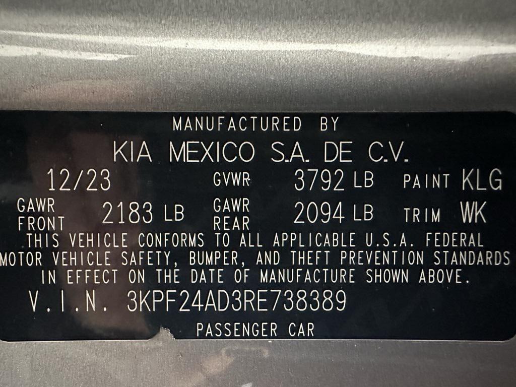 used 2024 Kia Forte car