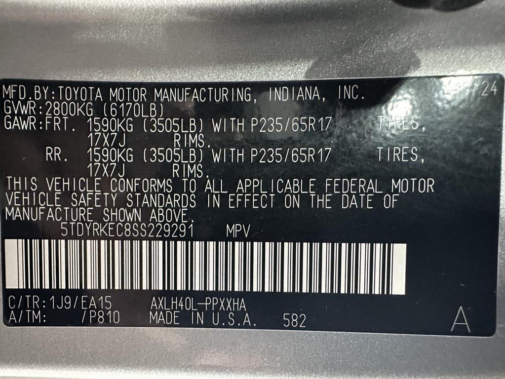 used 2025 Toyota Sienna car, priced at $43,495