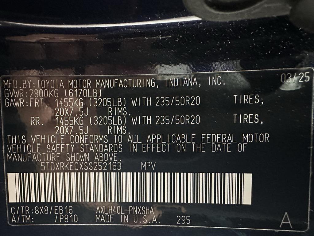 used 2025 Toyota Sienna car, priced at $47,995