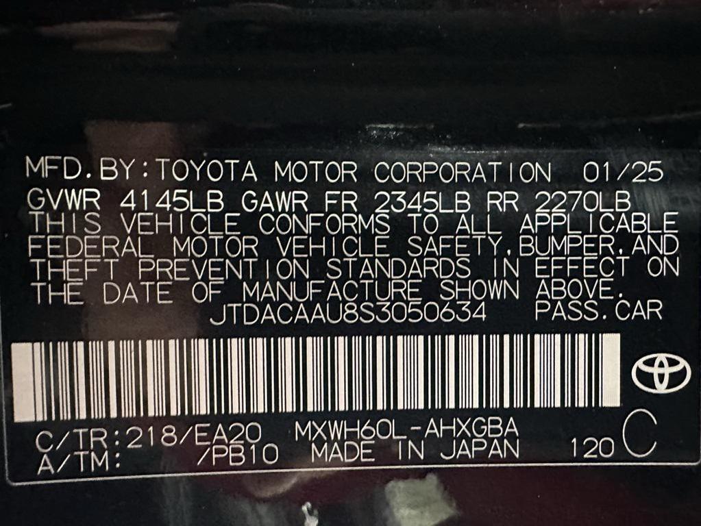 used 2025 Toyota Prius car, priced at $28,495