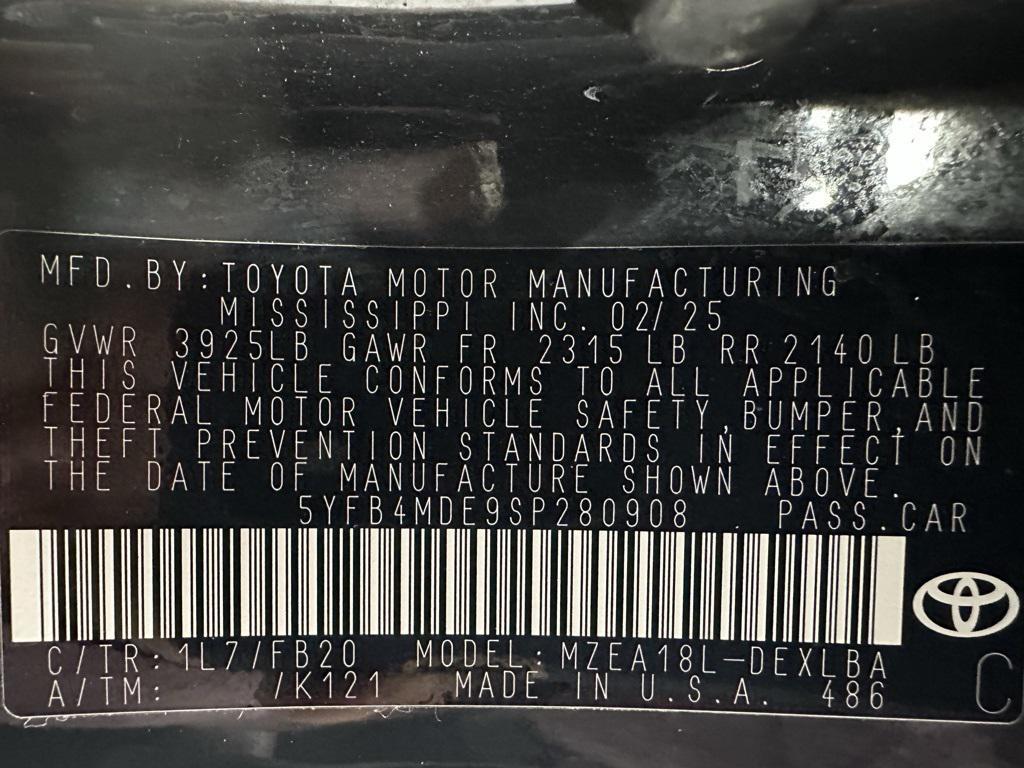 used 2025 Toyota Corolla car, priced at $19,995