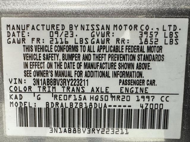 used 2024 Nissan Sentra car, priced at $16,995