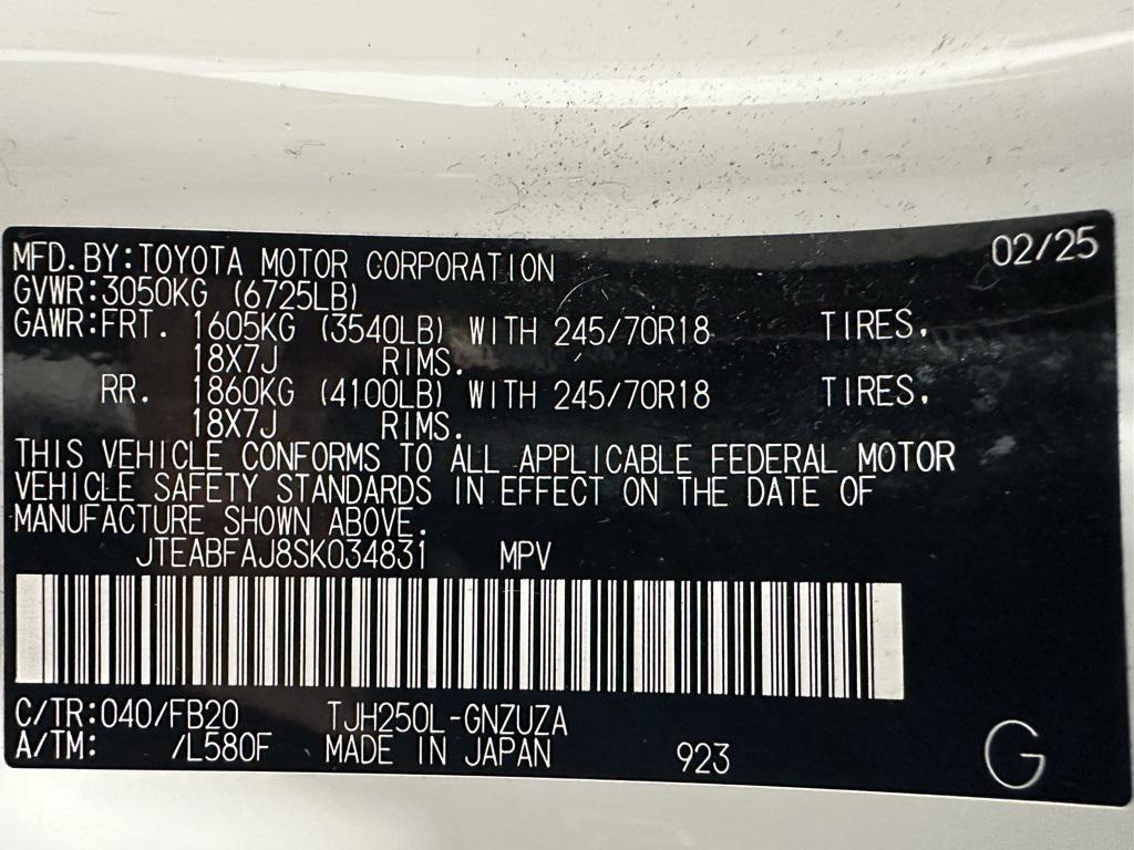 used 2025 Toyota Land Cruiser car, priced at $52,995