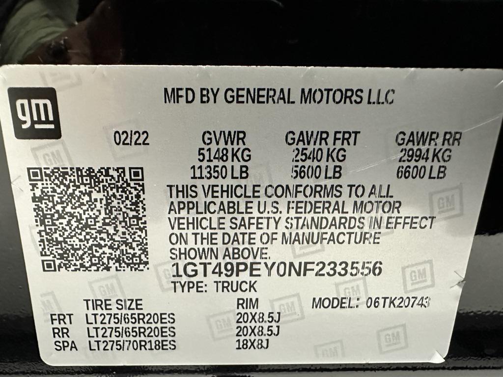 used 2022 GMC Sierra 2500 car, priced at $48,995