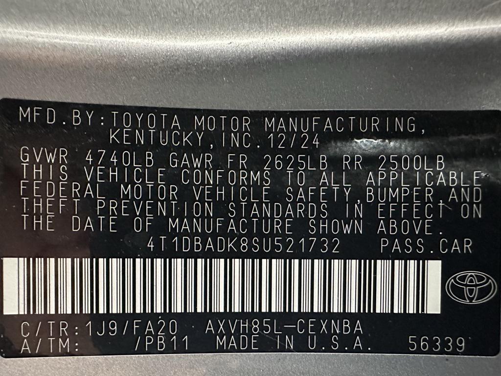used 2025 Toyota Camry car, priced at $26,995