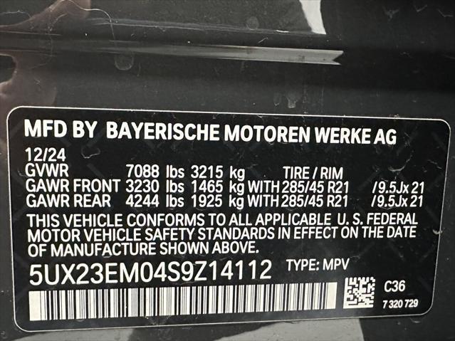 used 2025 BMW X7 car, priced at $81,995