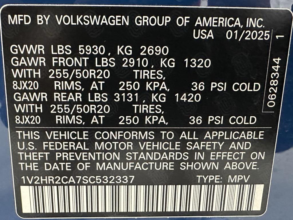 used 2025 Volkswagen Atlas car, priced at $38,495