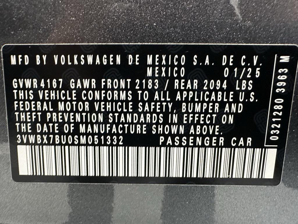 used 2025 Volkswagen Jetta car, priced at $19,995