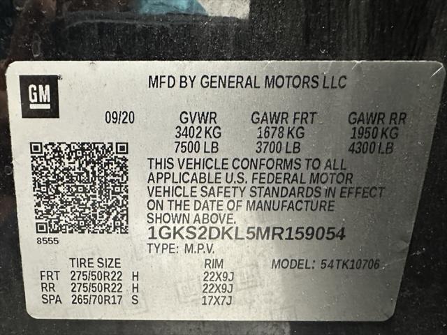 used 2021 GMC Yukon car, priced at $45,995