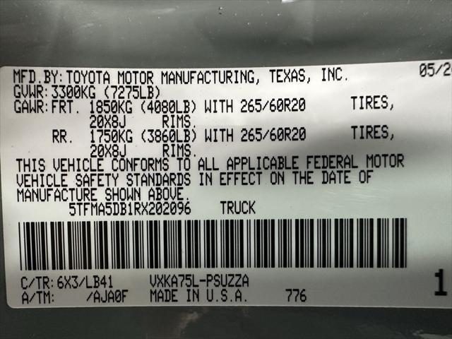 used 2024 Toyota Tundra car, priced at $56,995