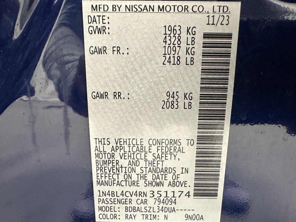 used 2024 Nissan Altima car, priced at $20,495