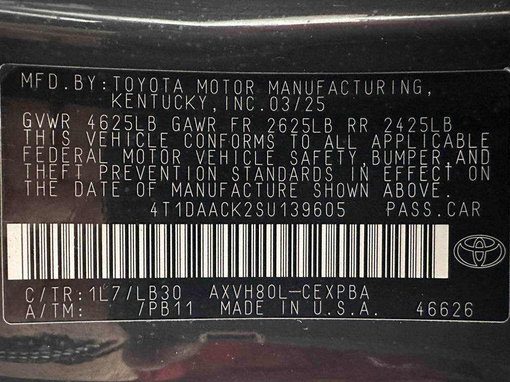 used 2025 Toyota Camry car, priced at $31,295