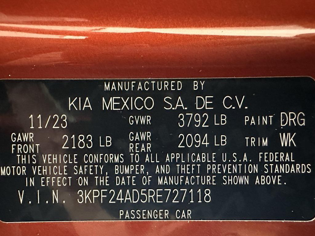 used 2024 Kia Forte car, priced at $15,995