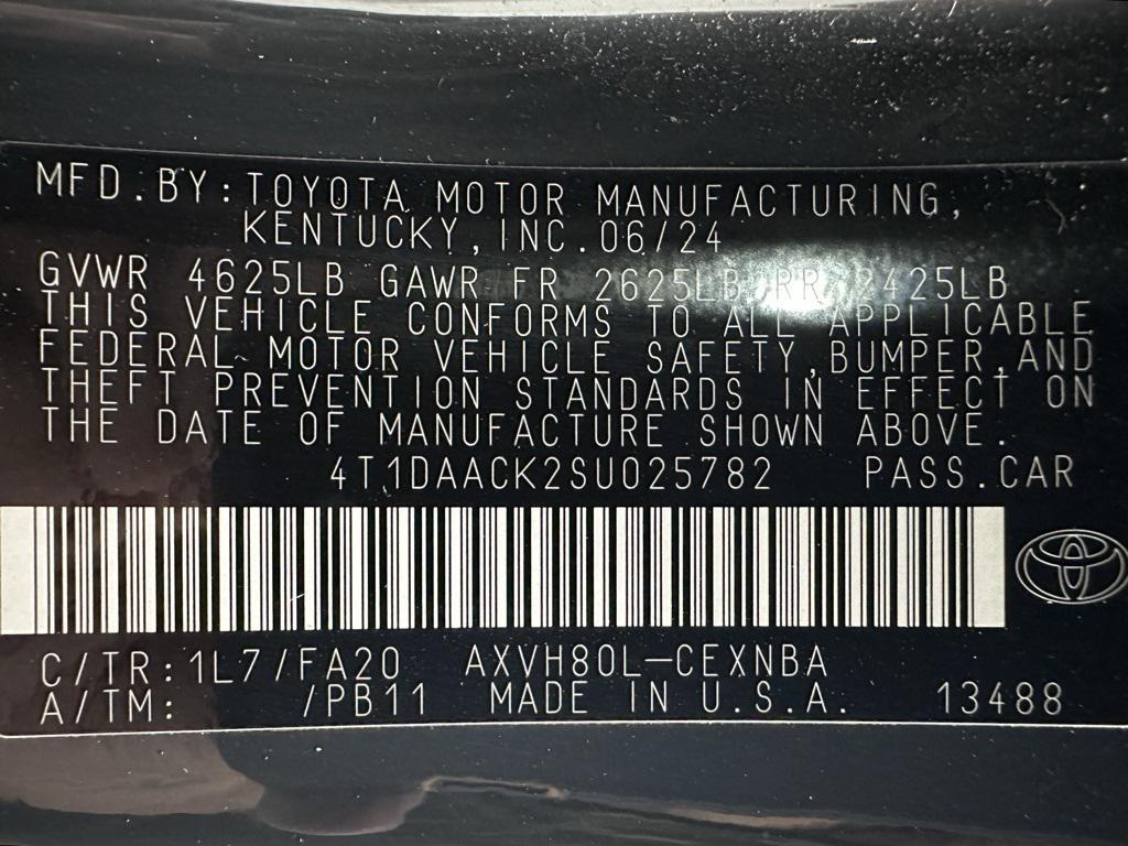 used 2025 Toyota Camry car