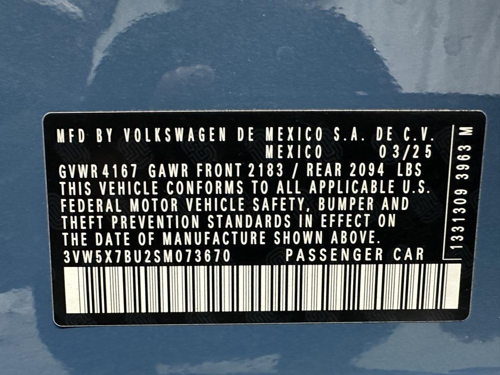 used 2025 Volkswagen Jetta car