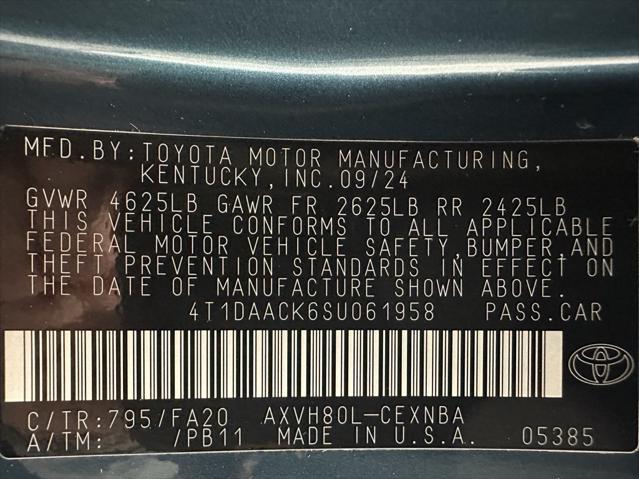 used 2025 Toyota Camry car, priced at $28,495