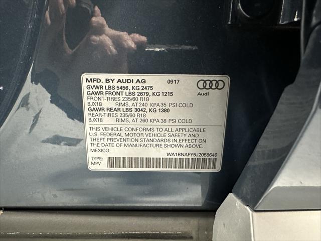 used 2018 Audi Q5 car, priced at $16,995