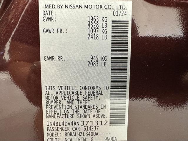 used 2024 Nissan Altima car, priced at $18,795