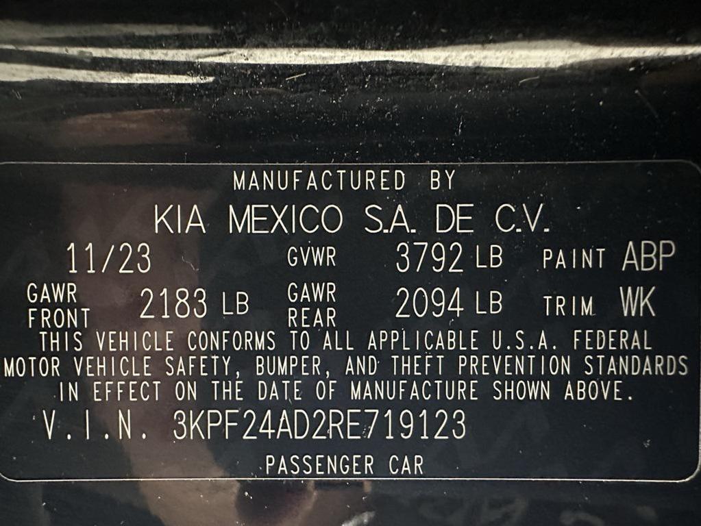 used 2024 Kia Forte car