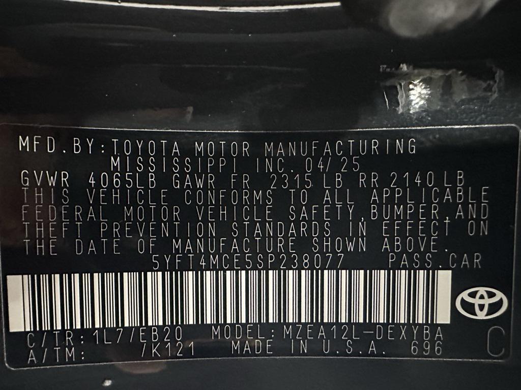 used 2025 Toyota Corolla car, priced at $25,295