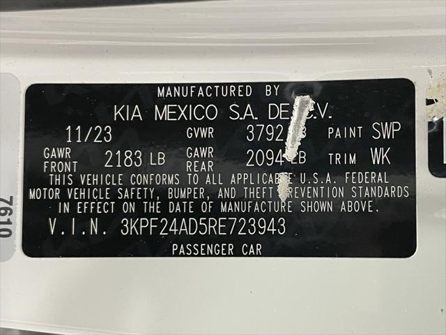 used 2024 Kia Forte car, priced at $17,995