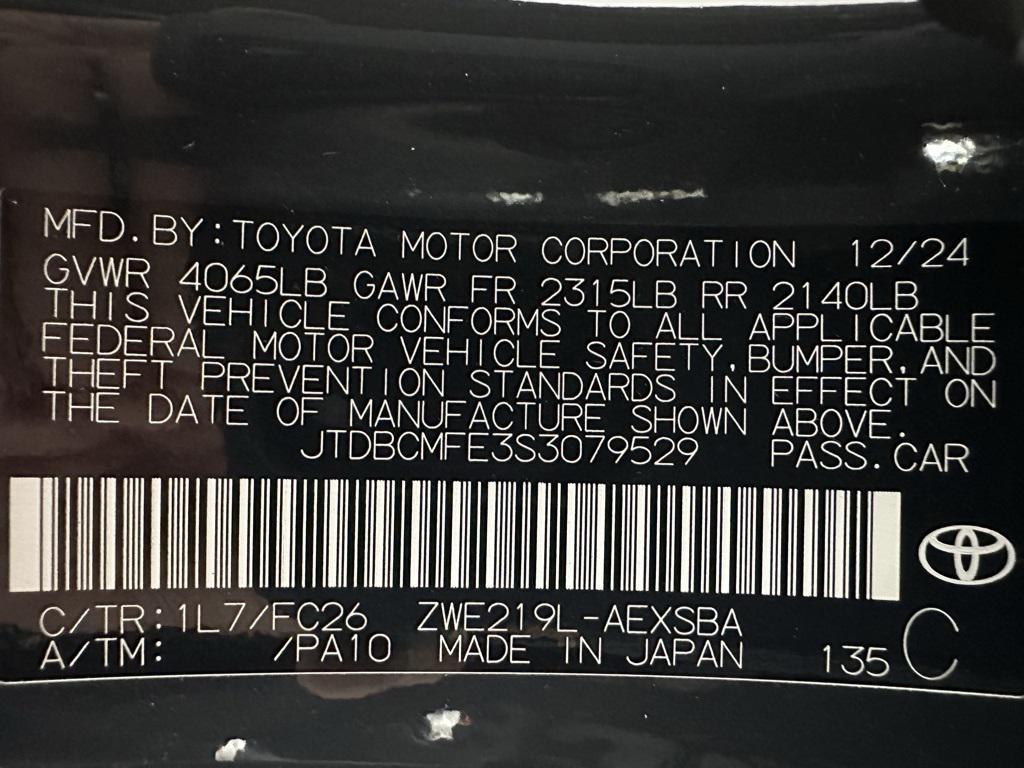 used 2025 Toyota Corolla Hybrid car, priced at $23,995