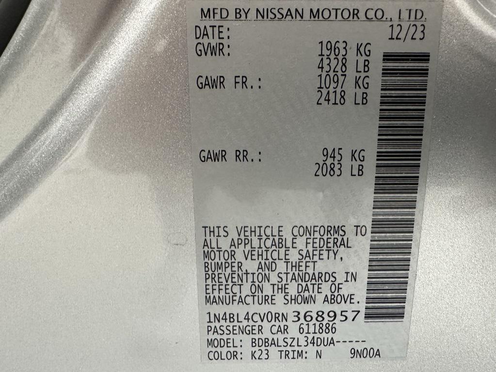 used 2024 Nissan Altima car, priced at $20,495