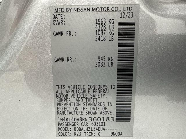 used 2024 Nissan Altima car, priced at $18,795