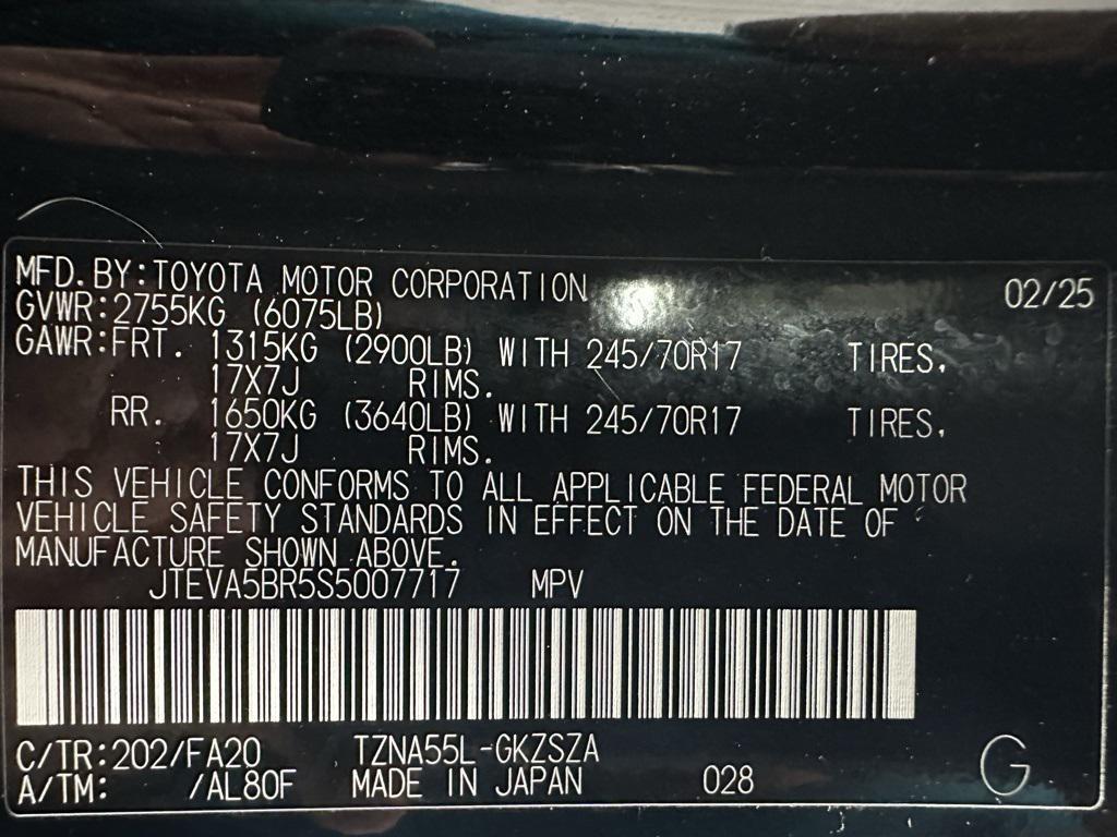 used 2025 Toyota 4Runner car, priced at $43,495