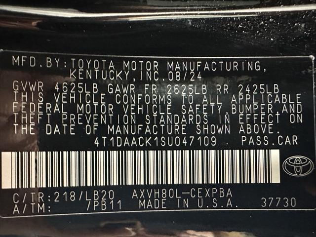used 2025 Toyota Camry car