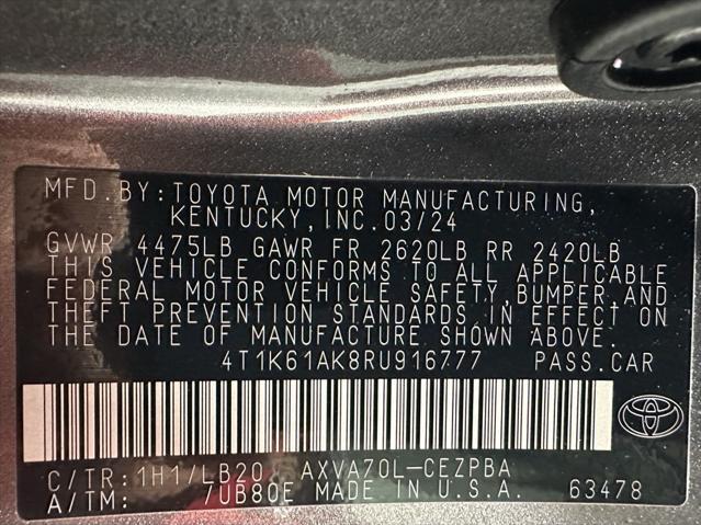 used 2024 Toyota Camry car, priced at $30,995